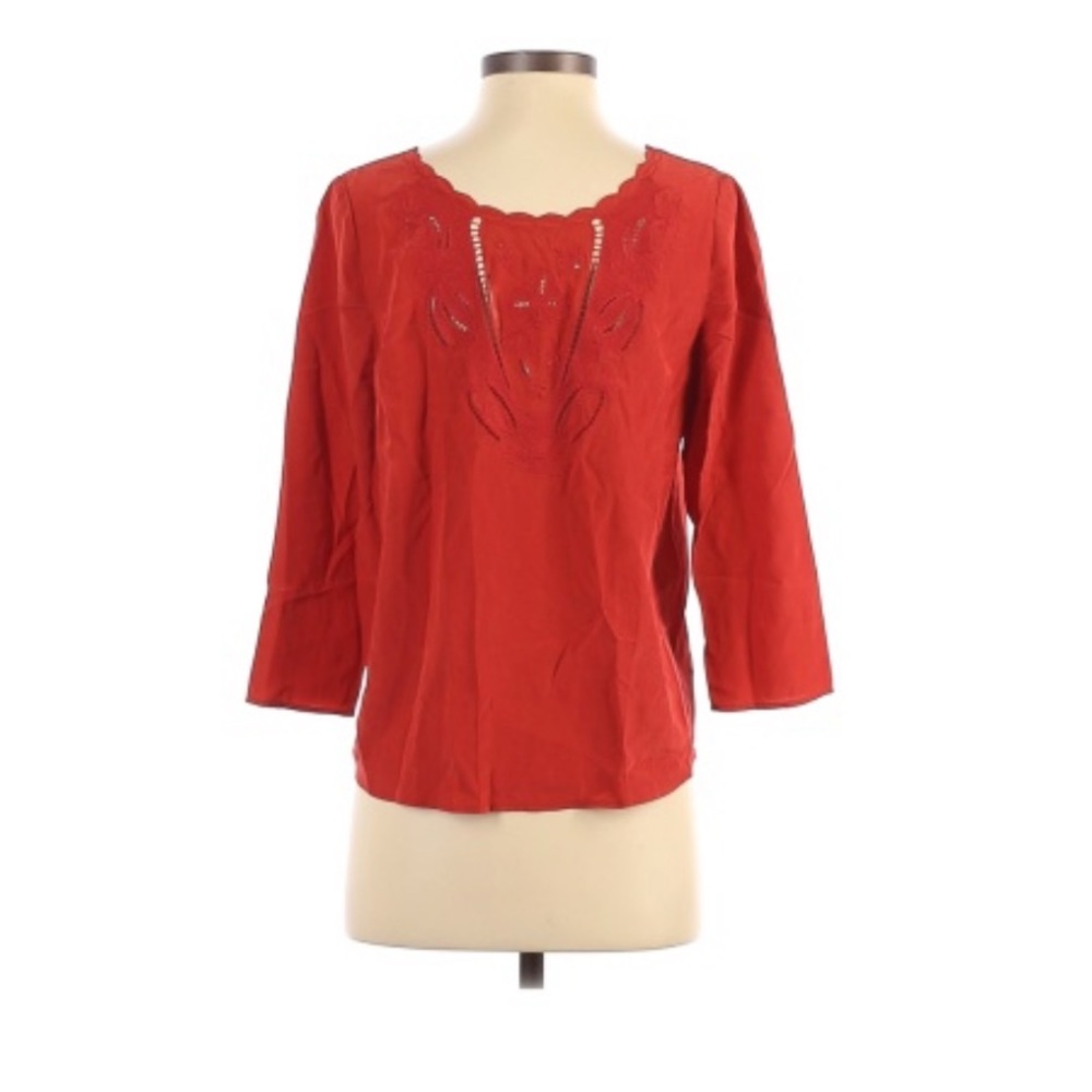 Sezane silk blouse